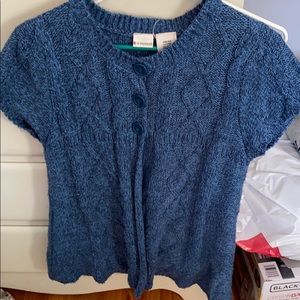 Denium color short sleeve